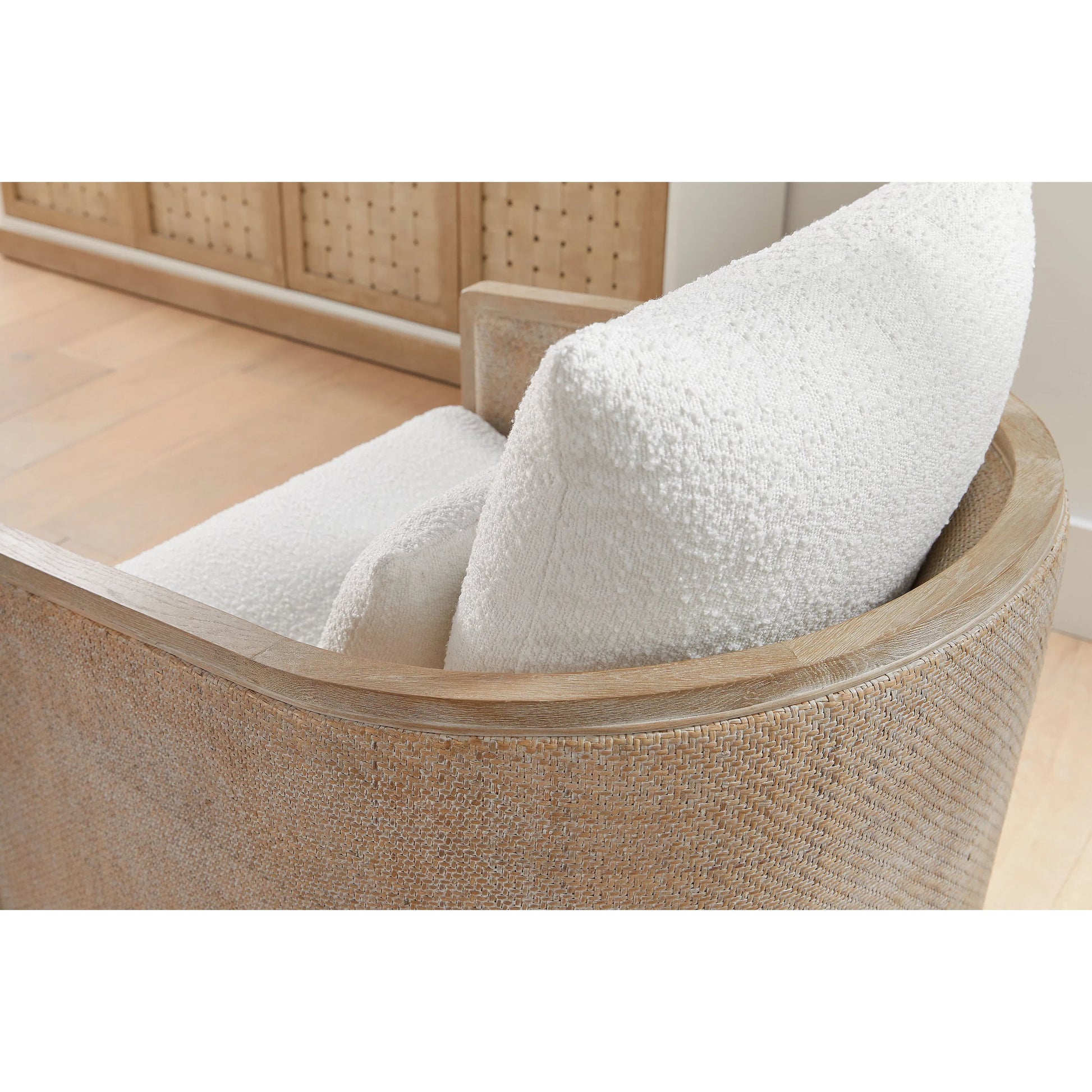 McGuire Swivel Club Chair by Essentials For Living. Made from unique in a coastal style.