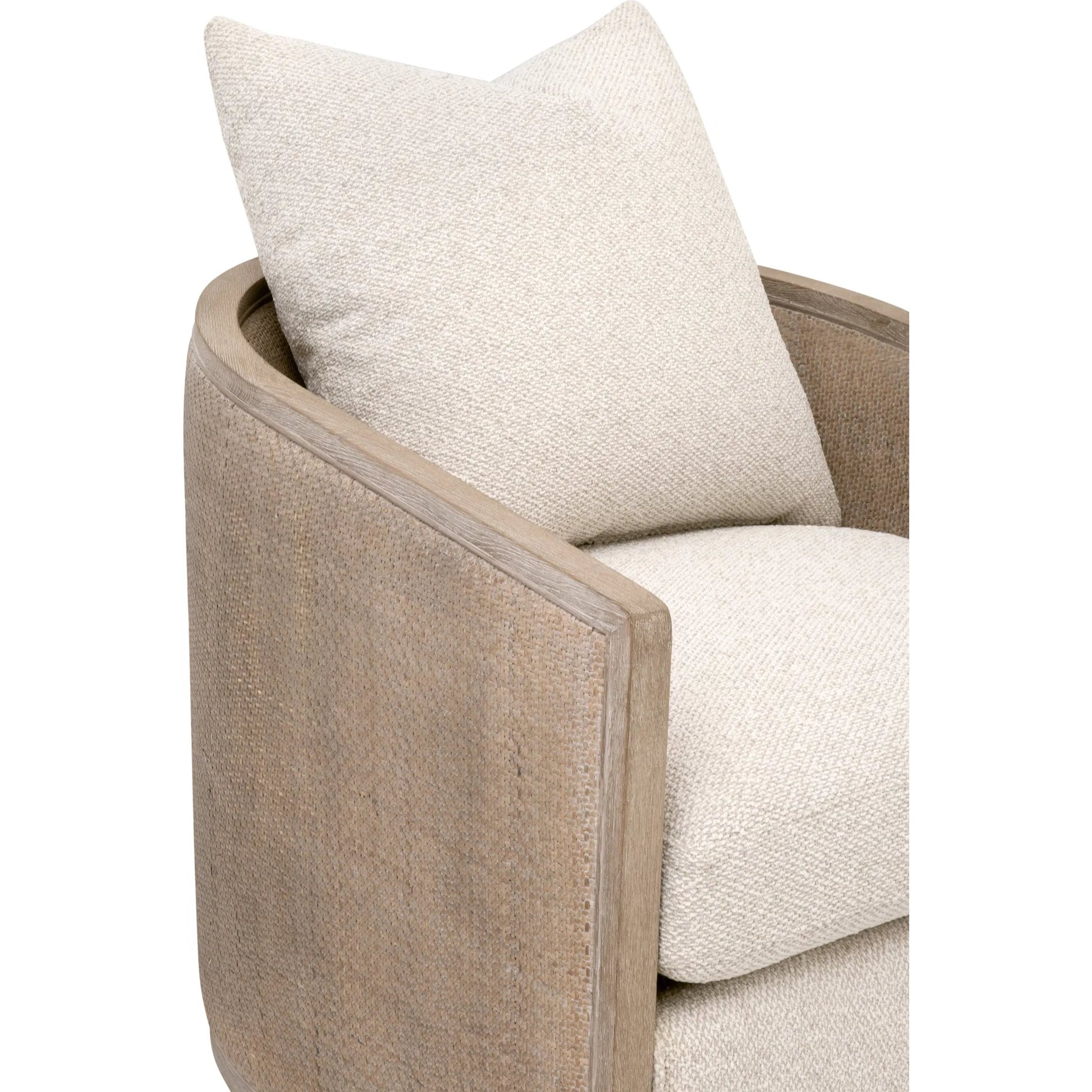 McGuire Swivel Club Chair by Essentials For Living. Made from unique in a coastal style.