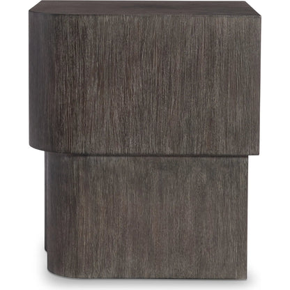 Nonza Side Table by Bernhardt in bracken. Made from wood in a transitional style.