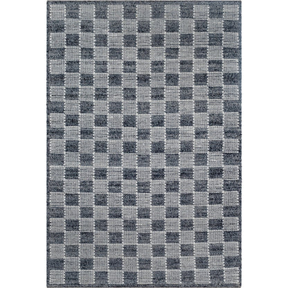 Marcela MCL-2300 Rug by Livabliss in charcoal, cream. Made from face: 100% wool, warp: 100% cotton in a unique style.