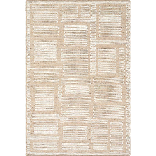 Marcela Rug - 484561 by Livabliss in pearl, natural, warm grey, khaki. Made from wool in a unique style.