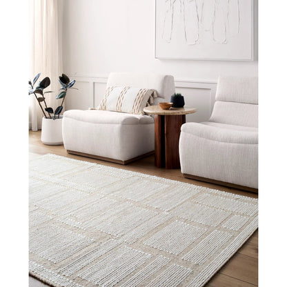 Marcela Rug - 484561 by Livabliss in beige, ivory, sandstone. Made from wool in a unique style.