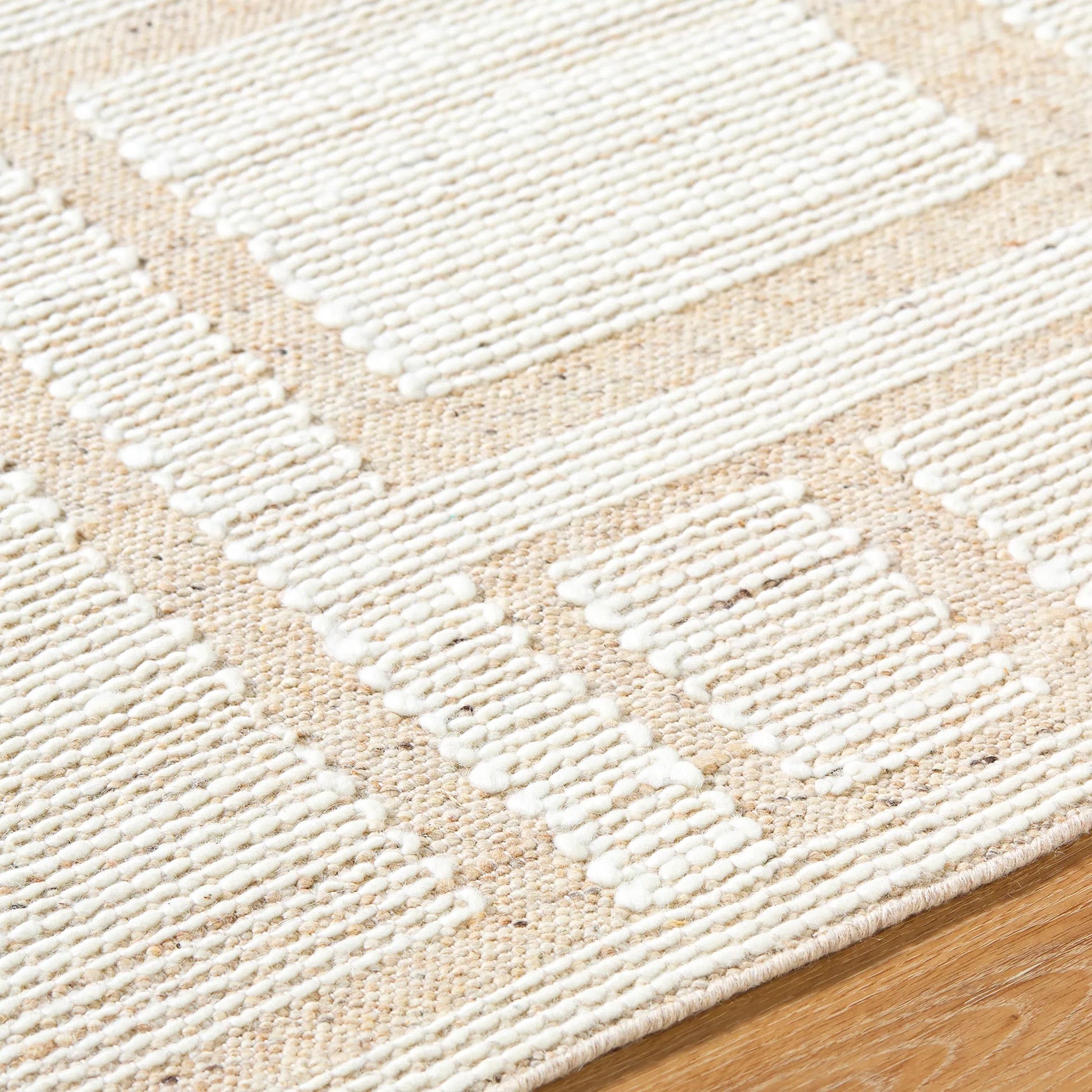 Marcela Rug - 484561 by Livabliss in beige, ivory, sandstone. Made from wool in a unique style.