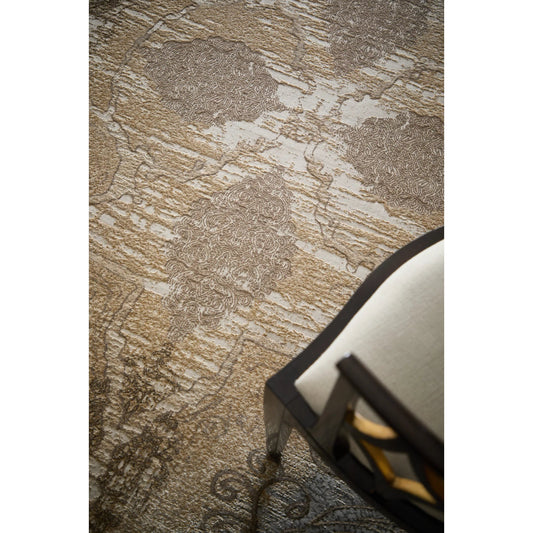 Celene Traditional Rug - 39L1F by Feizy in silver, tan, gray. Made from viscose, polyester in a unique style.