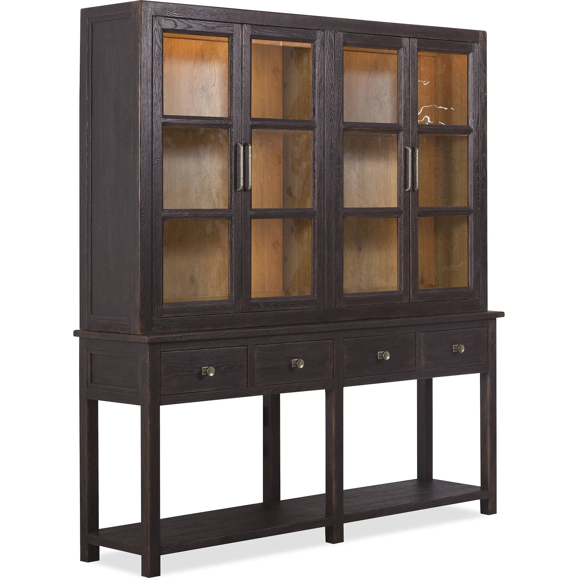 Driftwood Display Sideboard by Hooker Furniture. Made from unique in a transitional style.
