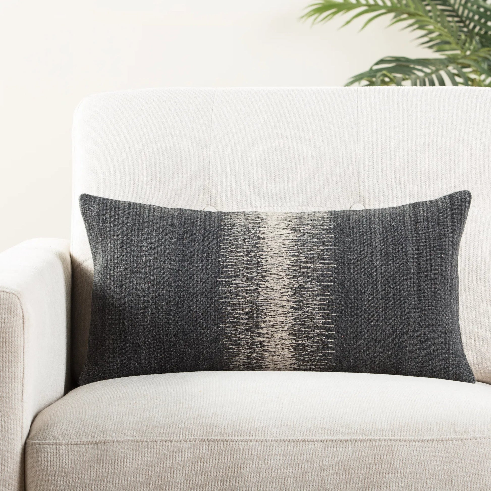 Mercado Aravalli Pillow by Jaipur Living. Made from 80% wool, 20% cotton in a modern style.