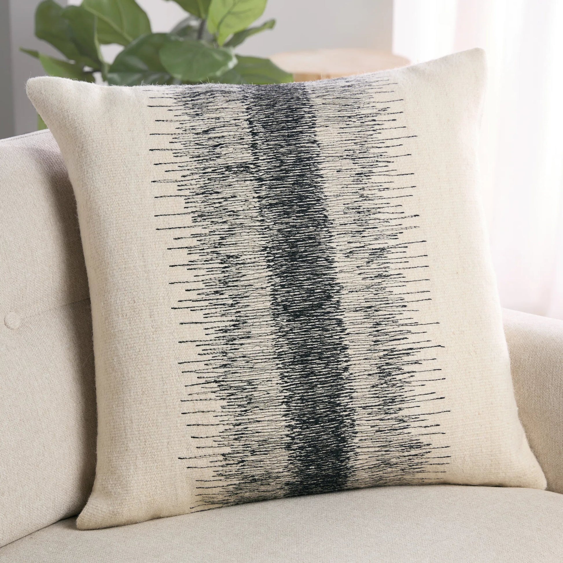 Mercado MCO08 Pillow by Jaipur Living. Made from 80% wool, 20% cotton in a modern style.