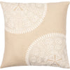Beige, Cream, Off-White / Down Feather / 18" x 18"