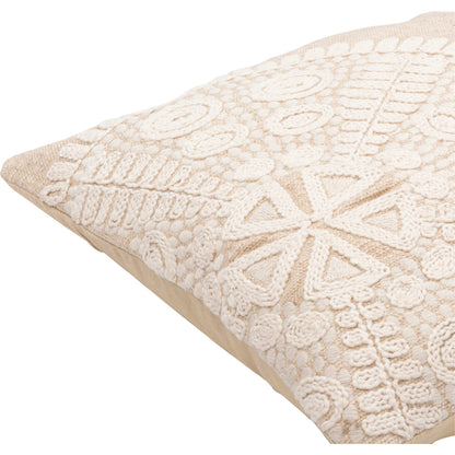 Maricopa Pillow - 14107 by Surya in beige, taupe. Made from 100% cotton in a eclectic & global style.