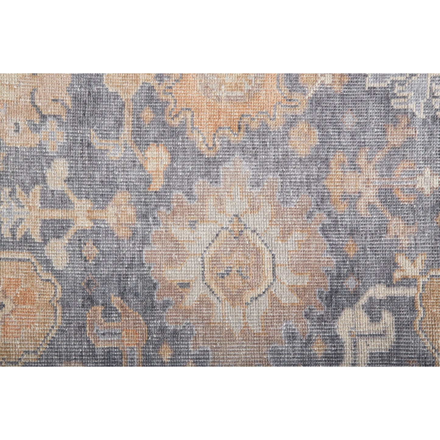 020 SI-1830362,SI-1830363,SI-1830364,SI-1830365,SI-1830367 | Closeup | Wendover Transitional Oriental Rug - 6842F by Feizy in gray, blue, tan. Made from pet in a unique style.