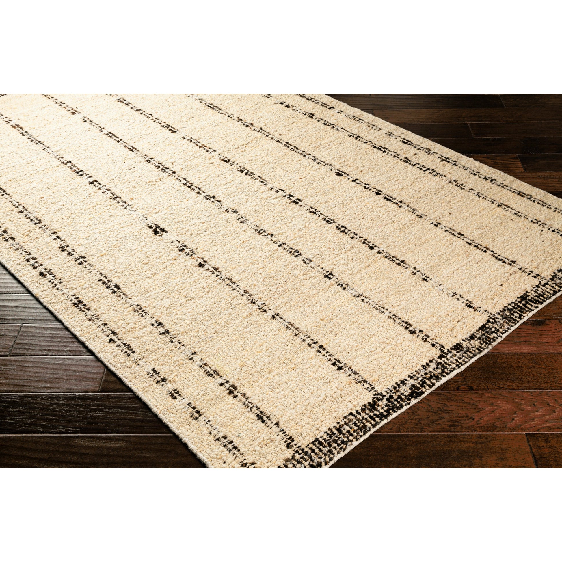 Machu Picchu Rug - 26051 by Surya in cream, ivory, dark brown, charcoal, brown, black. Made from unique in a unique style.