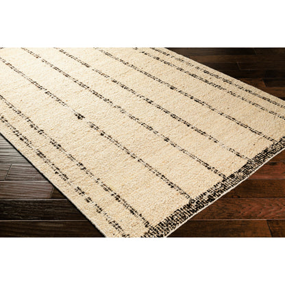 Machu Picchu Rug - 26051 by Surya in cream, ivory, dark brown, charcoal, brown, black. Made from unique in a unique style.