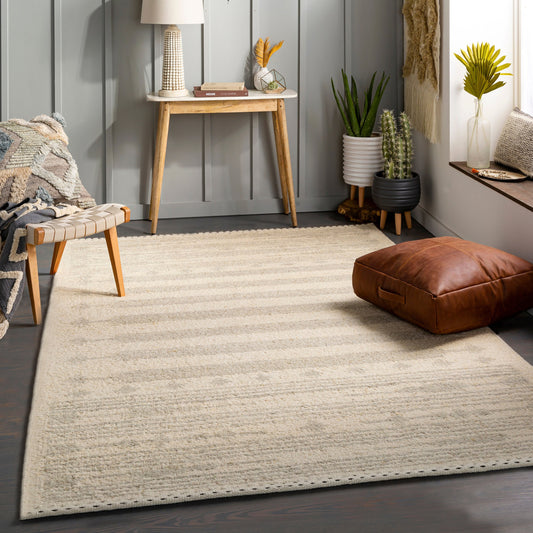 Machu Picchu Rug - 26925 by Surya in black, light beige. Made from 100% wool in a unique style.