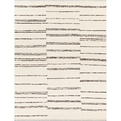 Machu Picchu MCU-1005 Rug by Surya in cream, dark brown, black. Made from 90% wool, 10% polyester in a unique style.