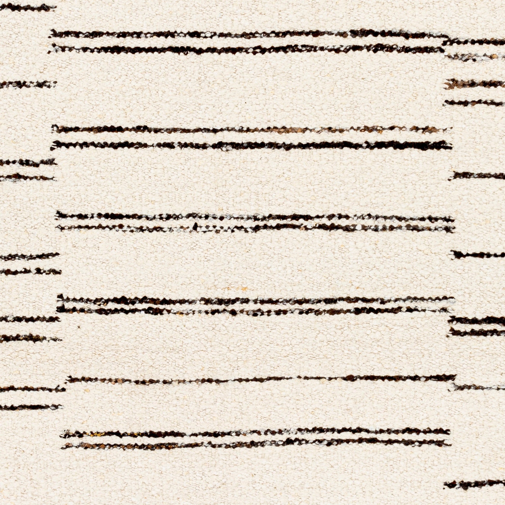 Machu Picchu MCU-1005 Rug by Surya in cream, dark brown, black. Made from 90% wool, 10% polyester in a unique style.