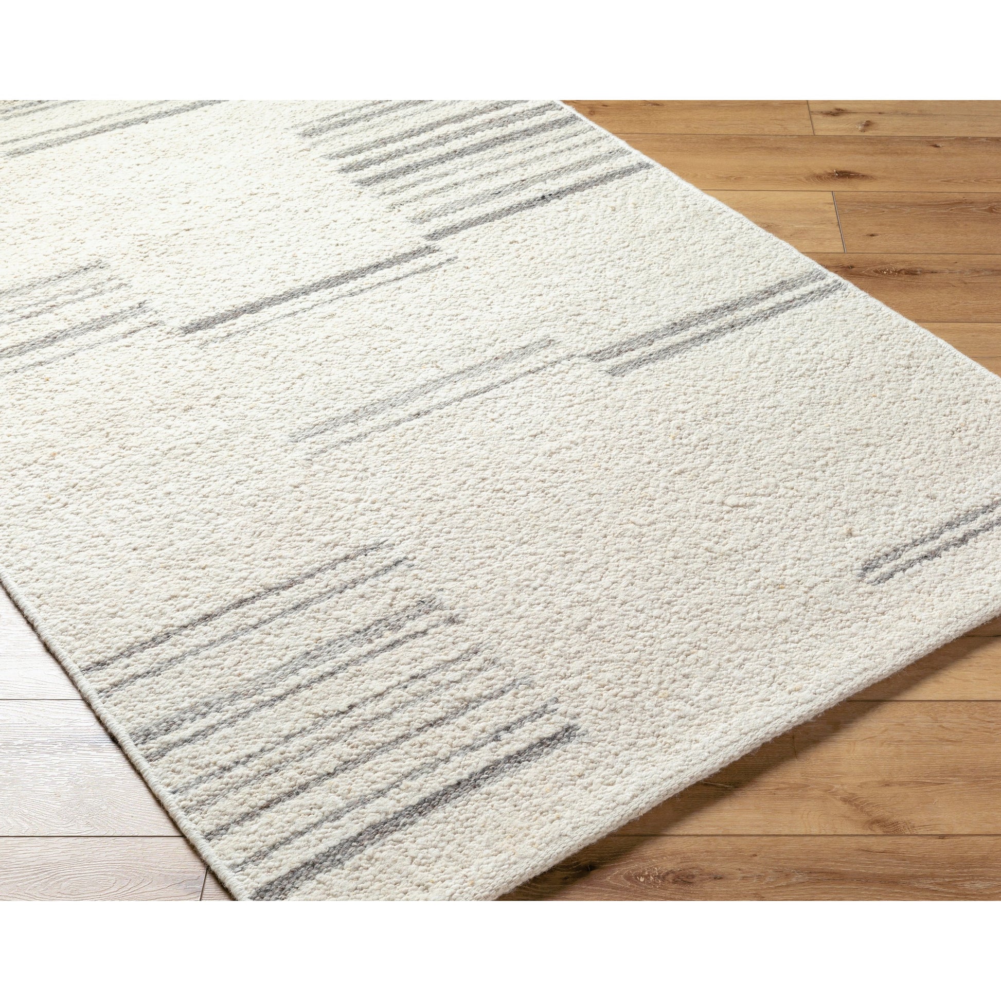 Machu Picchu Rug - 27459 by Surya in light beige, medium gray. Made from face: 100% wool, warp: 100% cotton in a unique style.
