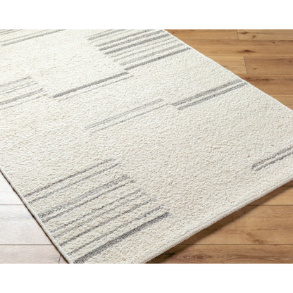 Machu Picchu Rug - 27459 by Surya in light beige, medium gray. Made from face: 100% wool, warp: 100% cotton in a unique style.
