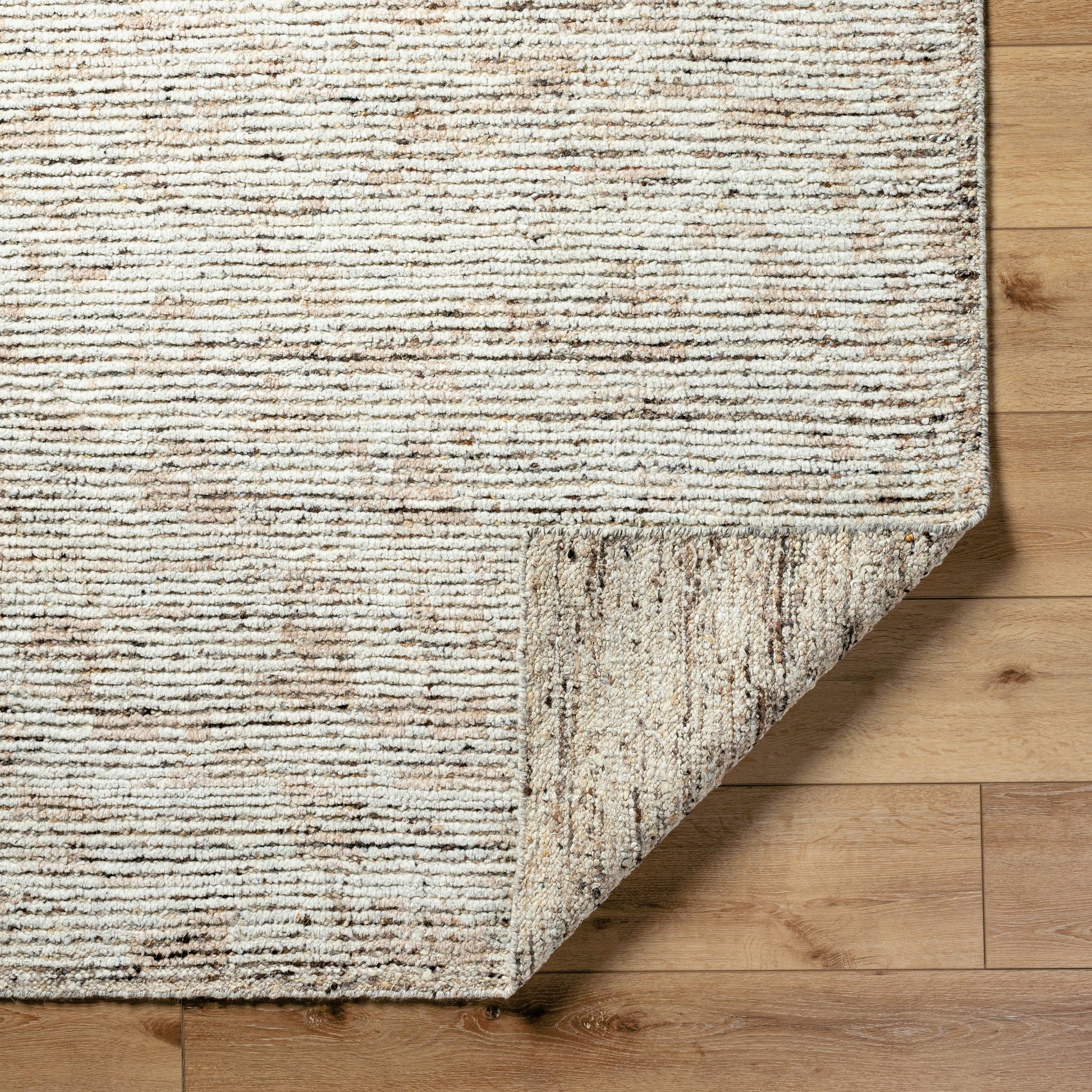 Machu Picchu Rug - 11659 by Surya in pearl, sterling grey. Made from face: 90% wool, 10% polyester, warp: 100% cotton i