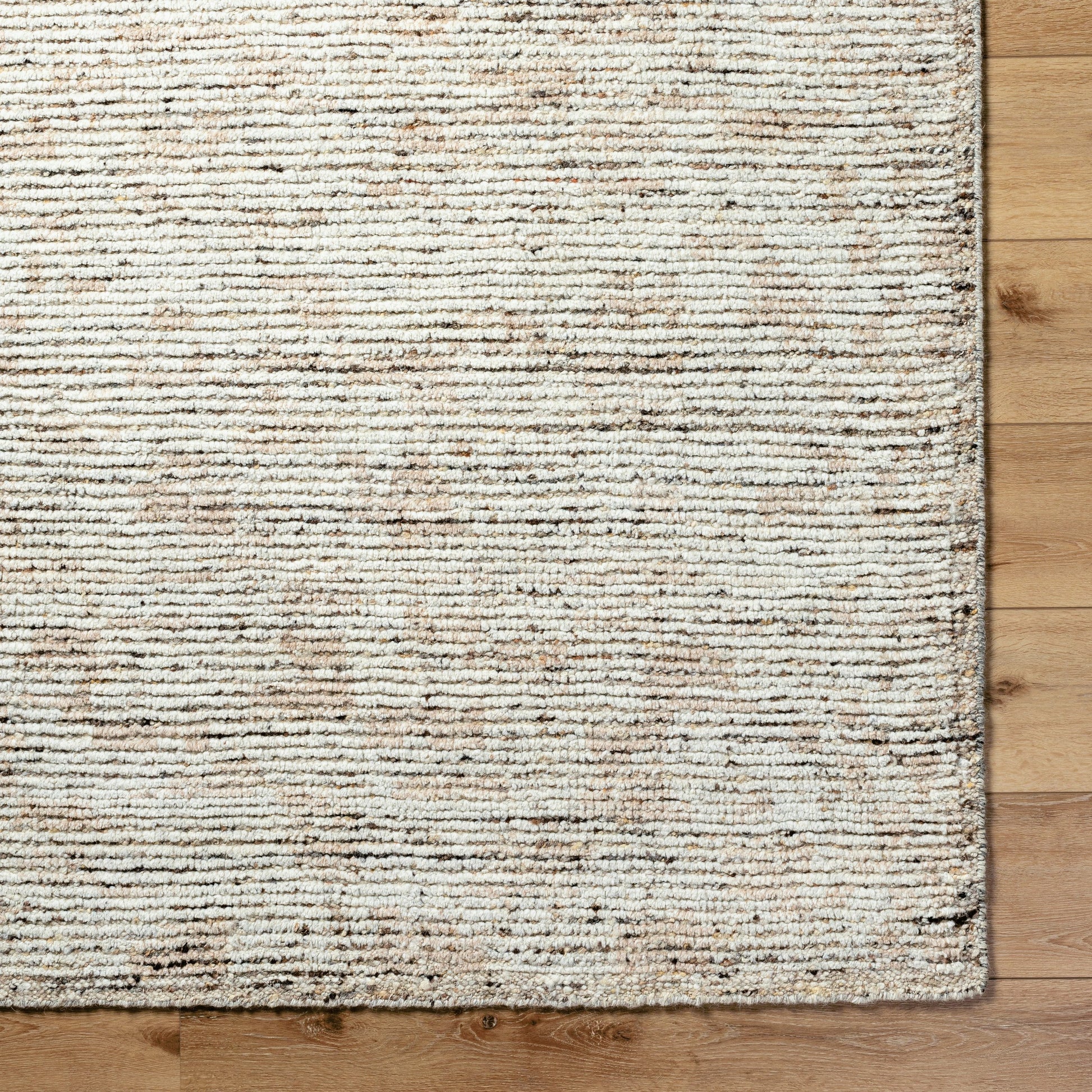 Machu Picchu Rug - 11659 by Surya in pearl, sterling grey. Made from face: 90% wool, 10% polyester, warp: 100% cotton i