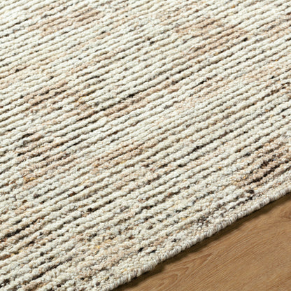 Machu Picchu Rug - 11659 by Surya in pearl, sterling grey. Made from face: 90% wool, 10% polyester, warp: 100% cotton i