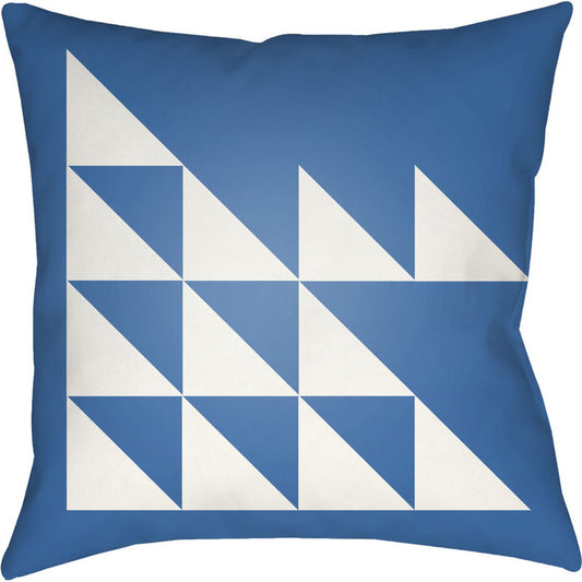 Moderne Indoor/Outdoor Pillow by Livabliss. Made from front: 100% polyester, back: 100% polyester in a modern style.