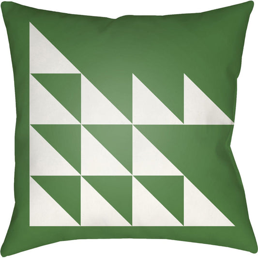 Moderne Indoor/Outdoor Pillow by Livabliss. Made from front: 100% polyester, back: 100% polyester in a modern style.