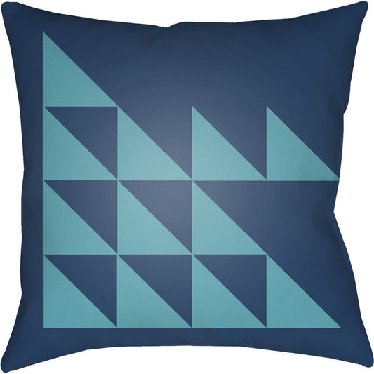Moderne Indoor/Outdoor Pillow by Livabliss. Made from front: 100% polyester, back: 100% polyester in a modern style.