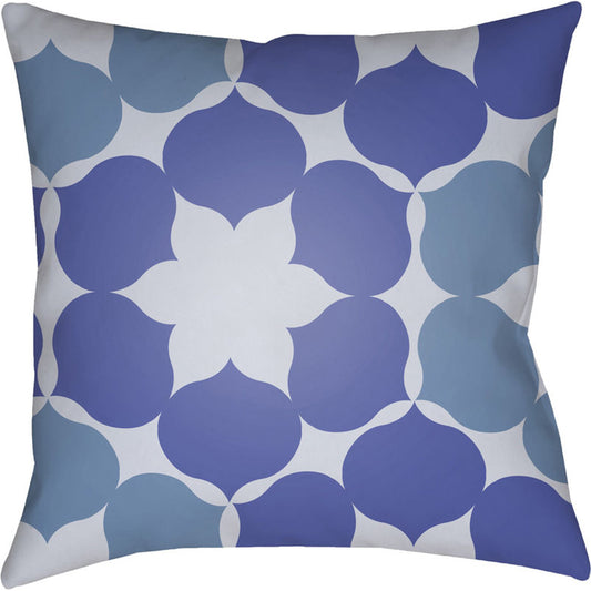 Moderne Indoor/Outdoor Pillow by Livabliss. Made from front: 100% polyester, back: 100% polyester in a modern style.