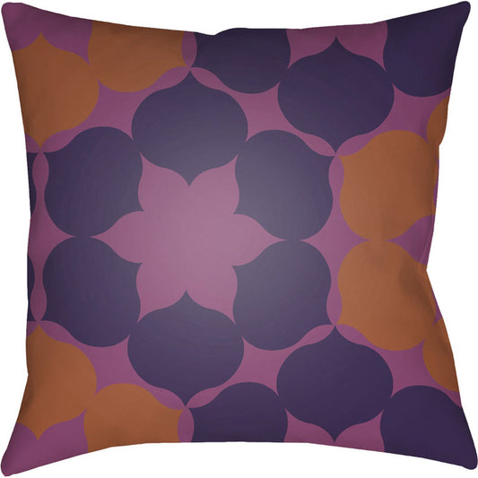 Moderne Indoor/Outdoor Pillow by Livabliss. Made from front: 100% polyester, back: 100% polyester in a modern style.