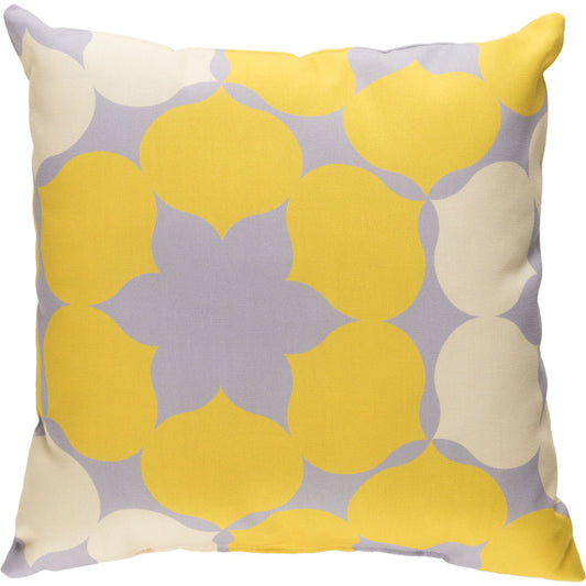 Moderne Indoor/Outdoor Pillow by Livabliss. Made from front: 100% polyester, back: 100% polyester in a modern style.
