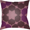 Dark Purple, Bright Pink / 18" x 18"
