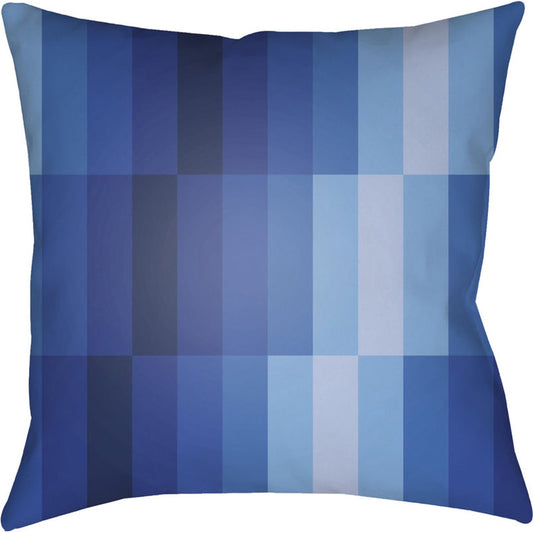 Moderne Indoor/Outdoor Pillow by Livabliss. Made from front: 100% polyester, back: 100% polyester in a modern style.