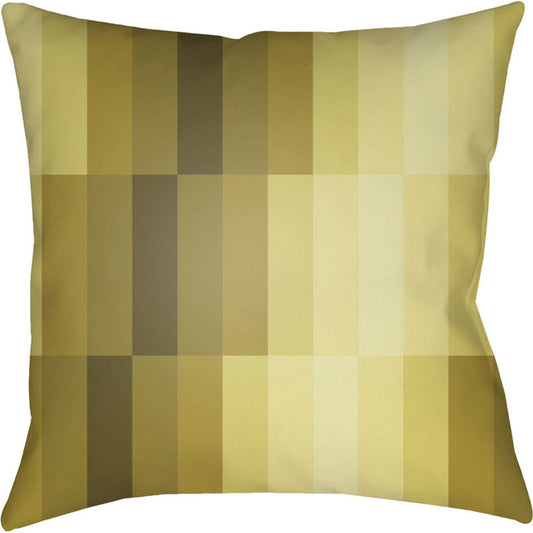 Moderne Indoor/Outdoor Pillow by Livabliss. Made from front: 100% polyester, back: 100% polyester in a modern style.