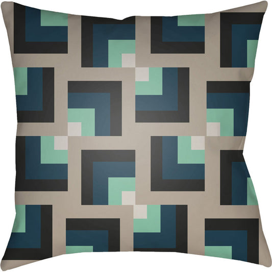 Moderne Pillow - 9915 by Livabliss. Made from front: 100% polyester, back: 100% polyester in a modern style.
