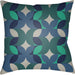 Moderne Indoor/Outdoor Pillow by Livabliss. Made from front: 100% polyester, back: 100% polyester in a modern style.