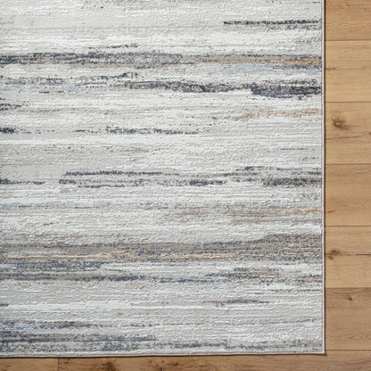 Mood Rug - 524948 by Livabliss in taupe, white, charcoal, light gray, mustard, light brown. Made from face: 70% polypropylene, 30% polyester, warp: 100% cotton in a unique style.