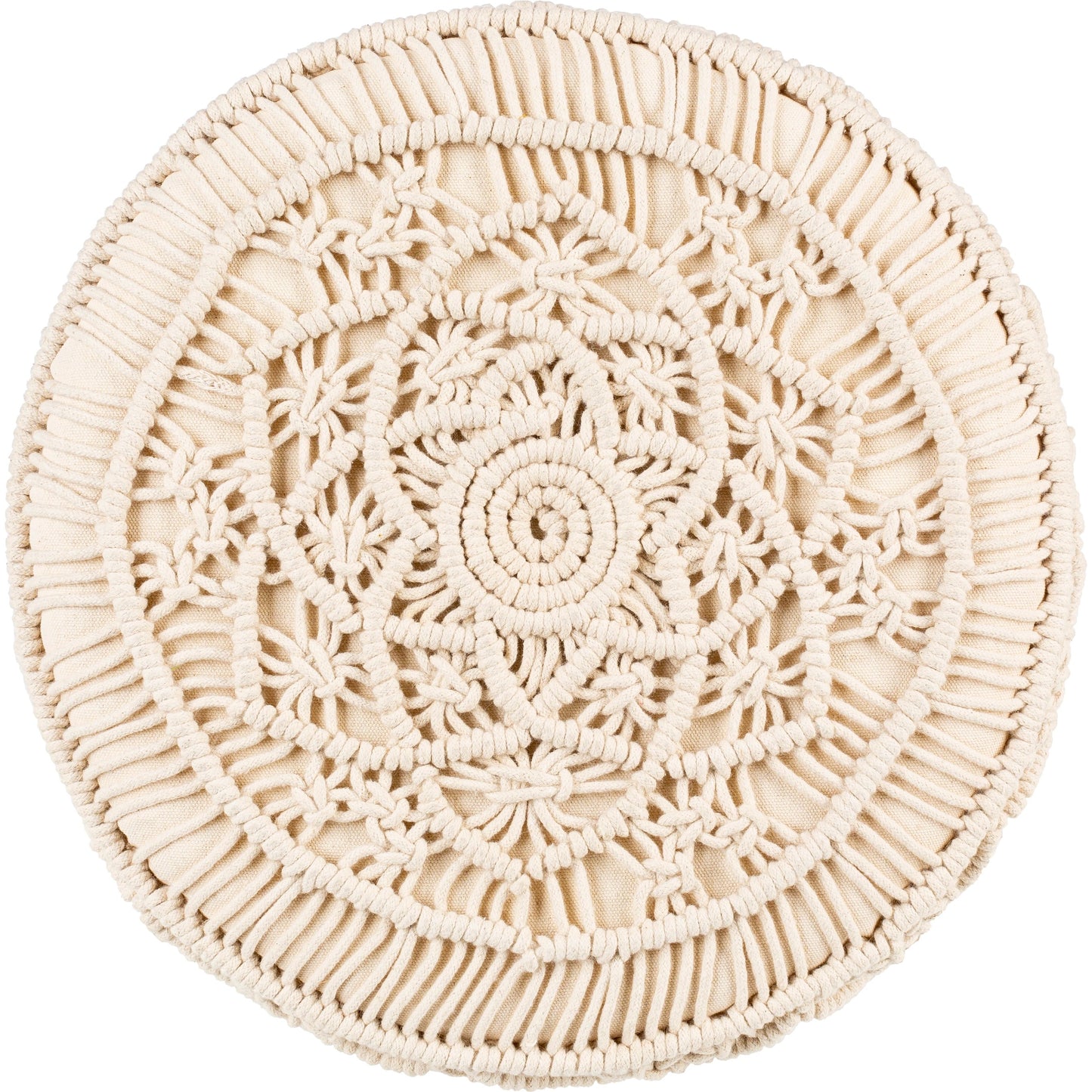 002 SI-1885966 | Additional Silo | Mandala - 30811 by Livabliss in light beige. Made from cotton, wood in a cottage & farmhouse style.
