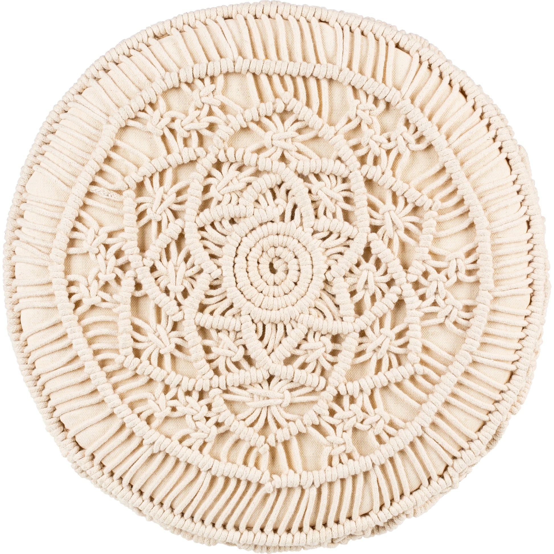 Mandala - 30811 by Livabliss in light beige. Made from cotton, wood in a cottage & farmhouse style.