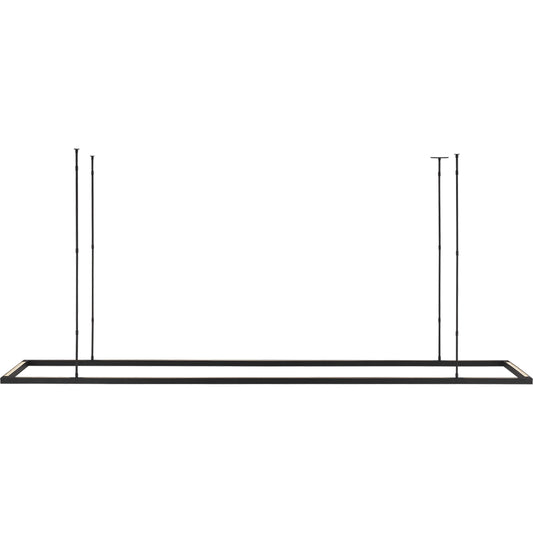 Stagger Halo 84" Uplight Linear Suspension by Visual Comfort & Co.. Made from aluminum or brass in a unique style.