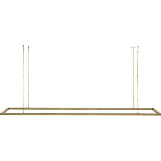 Stagger Halo 84" Uplight Linear Suspension by Visual Comfort & Co.. Made from aluminum or brass in a unique style.