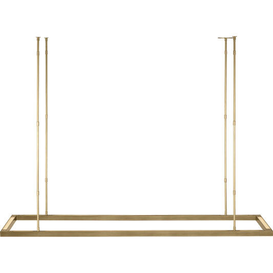 Stagger Halo 50" Uplight Linear Suspension by Visual Comfort & Co.. Made from aluminum or brass in a unique style.