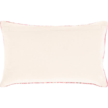 Mandana Pillow - 29633 by Livabliss in magenta, wheat. Made from 58% cotton, 36% polyester, 6% viscose, 100% cotton in a eclectic & global style.
