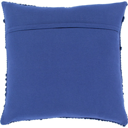 Merdo Pillow - 9810 by Livabliss in navy. Made from 100% cotton in a eclectic & global style.