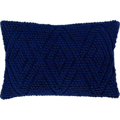 Merdo Pillow - 9810 by Livabliss in navy. Made from 100% cotton in a eclectic & global style.