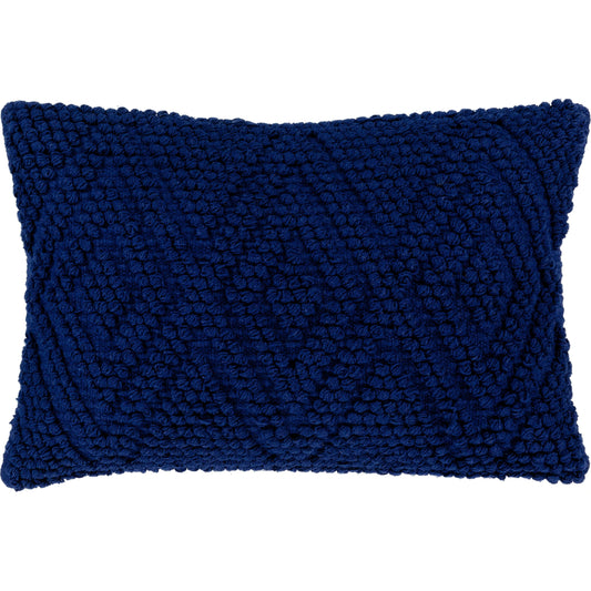 Merdo Pillow - 9810 by Livabliss in navy. Made from 100% cotton in a eclectic & global style.