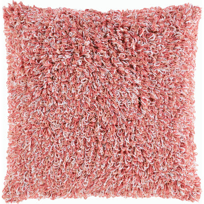 Merdo Pillow - 9576 by Surya in pink, dusty pink, white. Made from 100% cotton in a modern style.