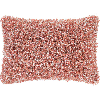 Merdo Pillow - 9576 by Surya in pink, dusty pink, white. Made from 100% cotton in a modern style.