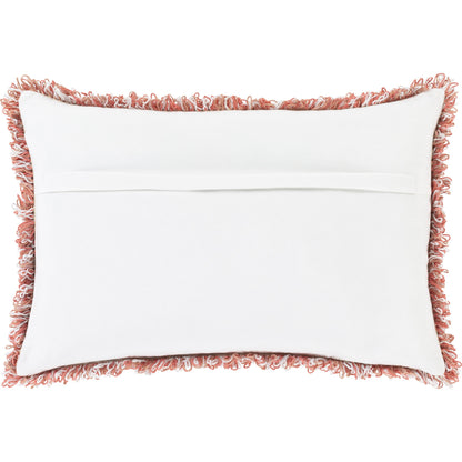 Merdo Pillow - 9576 by Surya in pink, dusty pink, white. Made from 100% cotton in a modern style.