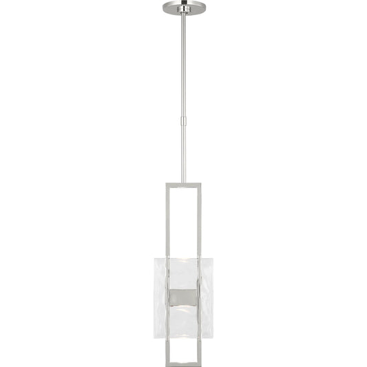 Duelle 19" Pendant by Visual Comfort & Co.. Made from steel or brass in a rustic style.