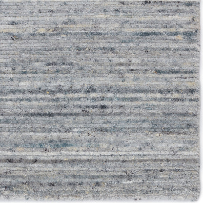 Madras MDS07 Rug by Jaipur Living in blue, gray. Made from 65% wool, 35% rayon made from bamboo in a unique style.